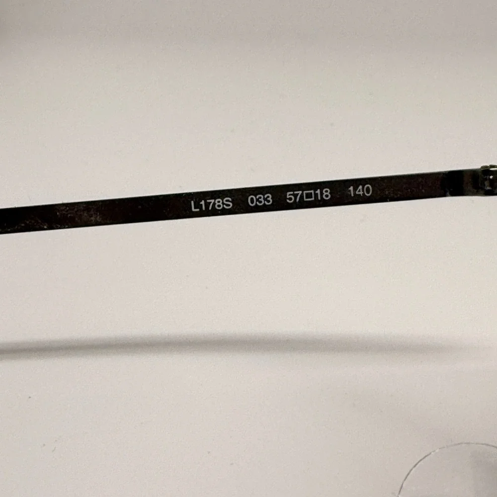 Lacoste L178S 033 Sunglasses Gunmetal Purple Lens Tortoise 57-18-140 Mens Womens